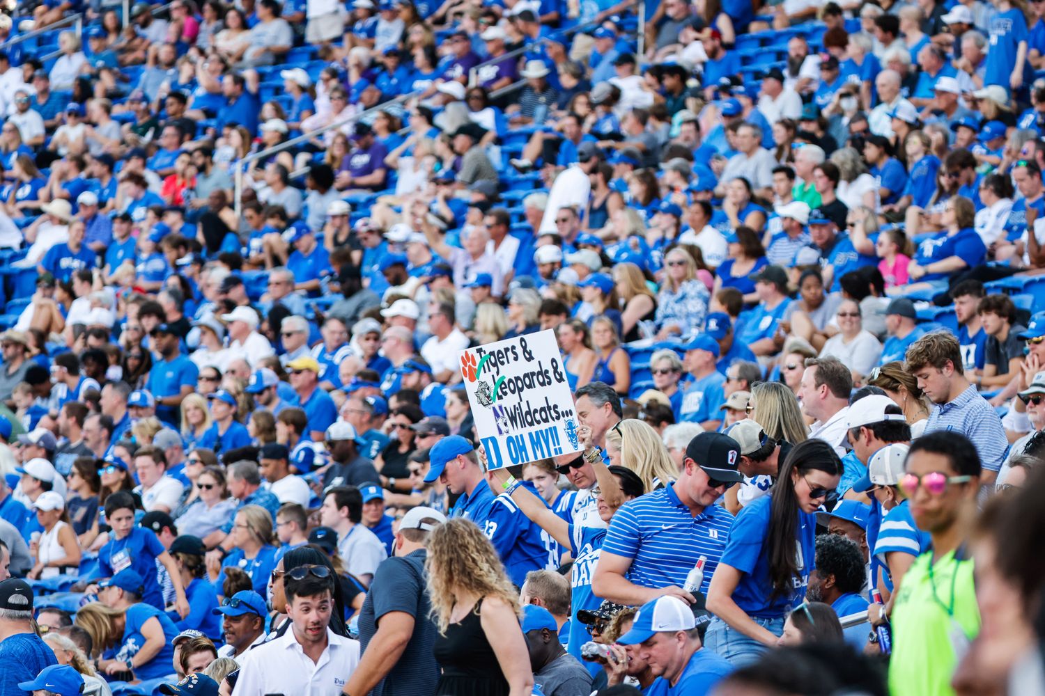 Duke football fans